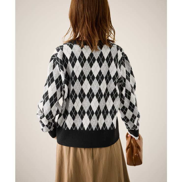 アーガイル柄アソートカーディガン | ROPE' PICNIC | 詳細画像5 