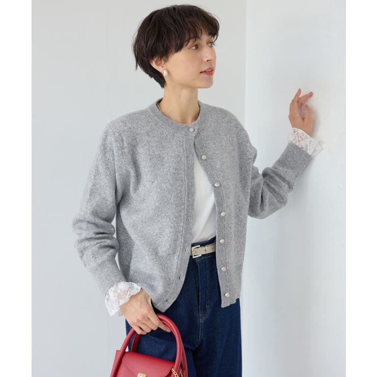 グレー(07) | アーガイル柄アソートカーディガン | ROPE' PICNIC