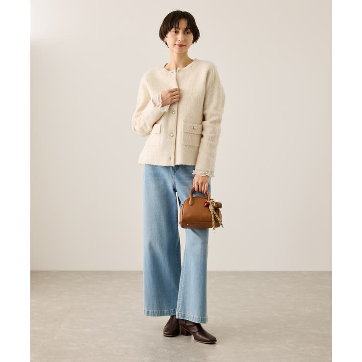 ダブルフェイス襟取り外し起毛カーディガン | ROPE' PICNIC | 詳細画像2 