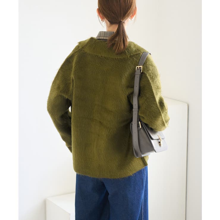 ダブルフェイス襟取り外し起毛カーディガン | ROPE' PICNIC | 詳細画像22 