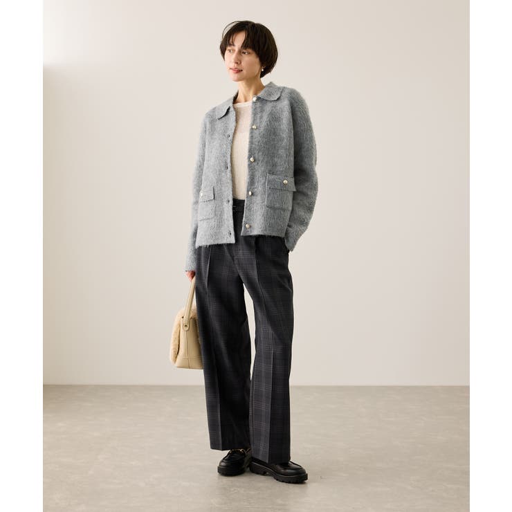 ダブルフェイス襟取り外し起毛カーディガン | ROPE' PICNIC | 詳細画像5 