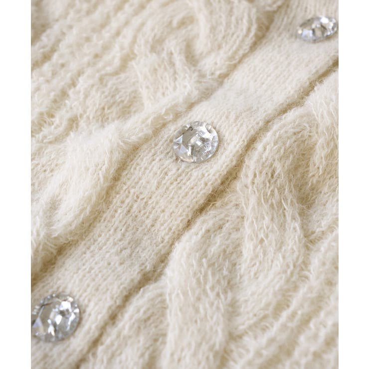 ゆるケーブル編みVネックニットカーディガン | ROPE' PICNIC | 詳細画像42 