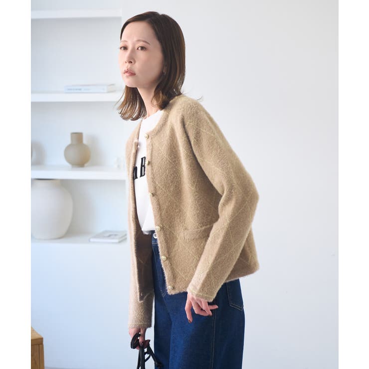 ラメフェザーカーディガン | ROPE' PICNIC | 詳細画像14 