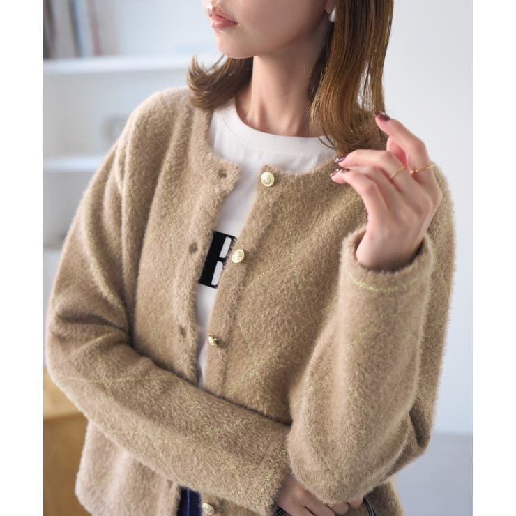 ラメフェザーカーディガン | ROPE' PICNIC | 詳細画像15 