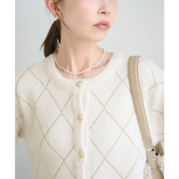 ラメフェザーカーディガン | ROPE' PICNIC | 詳細画像9 