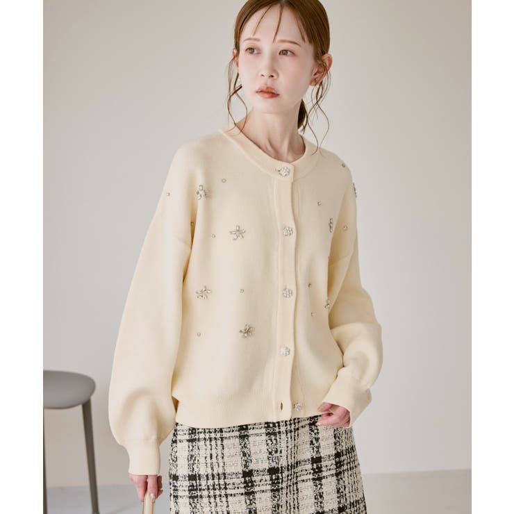 ビジューニットカーディガン | ROPE' PICNIC | 詳細画像12 