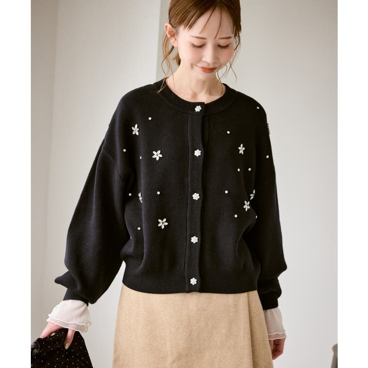 ビジューニットカーディガン | ROPE' PICNIC | 詳細画像5 