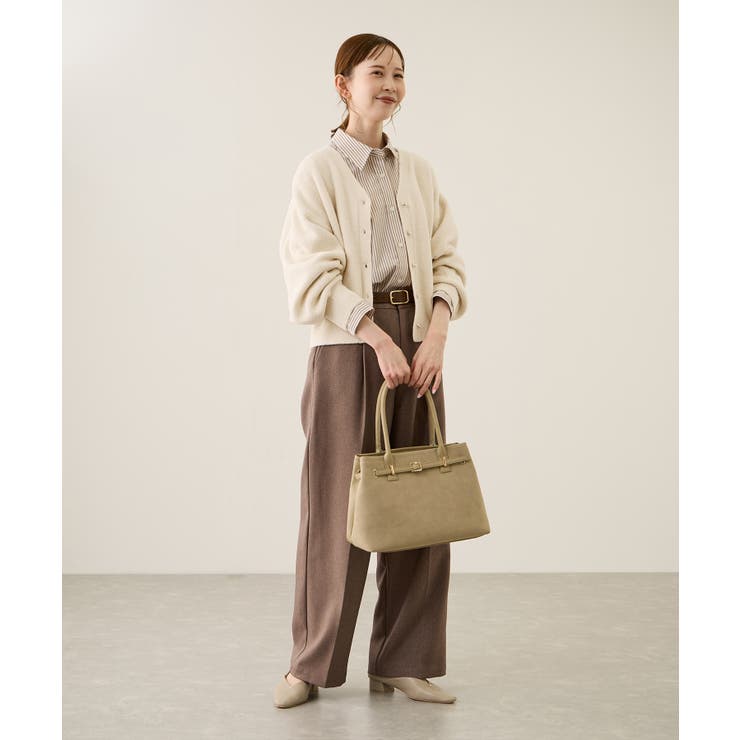 スフレニットシリーズ パールボタンショートカーディガン イージーケア | ROPE' PICNIC | 詳細画像17 