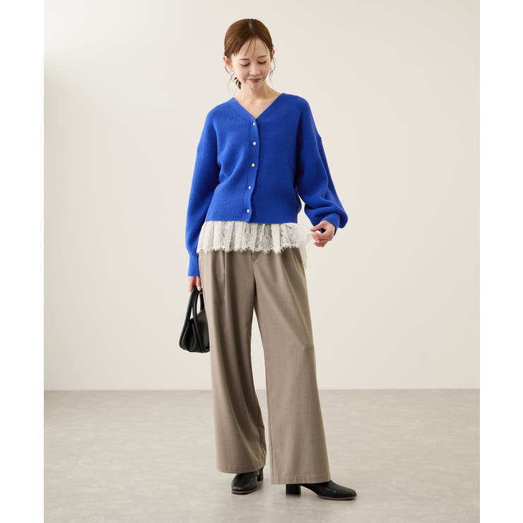 スフレニットシリーズ パールボタンショートカーディガン イージーケア | ROPE' PICNIC | 詳細画像22 