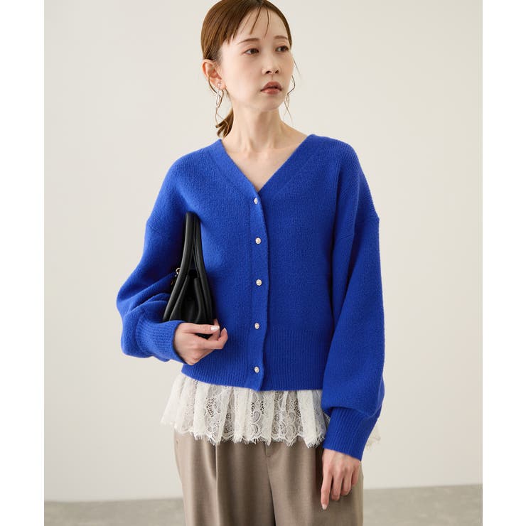 スフレニットシリーズ パールボタンショートカーディガン イージーケア | ROPE' PICNIC | 詳細画像23 