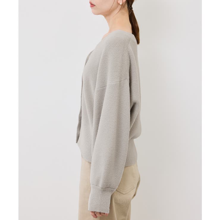 スフレニットシリーズ パールボタンショートカーディガン イージーケア | ROPE' PICNIC | 詳細画像33 