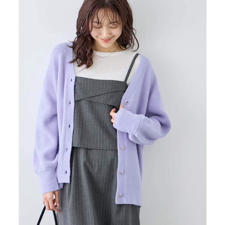 【新色追加】スフレニットシリーズ 変形メタルボタンミドル丈カーディガン イージー… | ROPE' PICNIC | 詳細画像13 