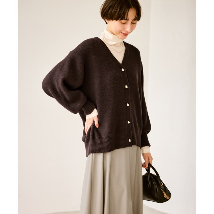 【新色追加】スフレニットシリーズ 変形メタルボタンミドル丈カーディガン イージー… | ROPE' PICNIC | 詳細画像16 