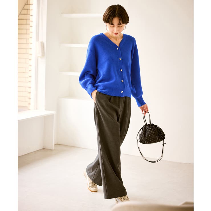 【新色追加】スフレニットシリーズ 変形メタルボタンミドル丈カーディガン イージー… | ROPE' PICNIC | 詳細画像18 