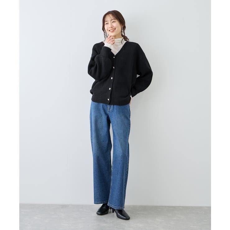 【新色追加】スフレニットシリーズ 変形メタルボタンミドル丈カーディガン イージー… | ROPE' PICNIC | 詳細画像2 