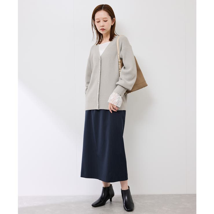 【新色追加】スフレニットシリーズ 変形メタルボタンミドル丈カーディガン イージー… | ROPE' PICNIC | 詳細画像23 