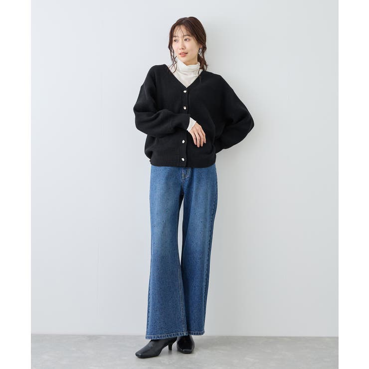 【新色追加】スフレニットシリーズ 変形メタルボタンミドル丈カーディガン イージー… | ROPE' PICNIC | 詳細画像3 