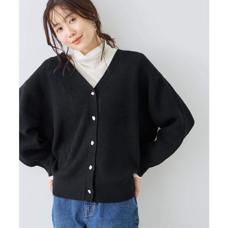 【新色追加】スフレニットシリーズ 変形メタルボタンミドル丈カーディガン イージー… | ROPE' PICNIC | 詳細画像4 