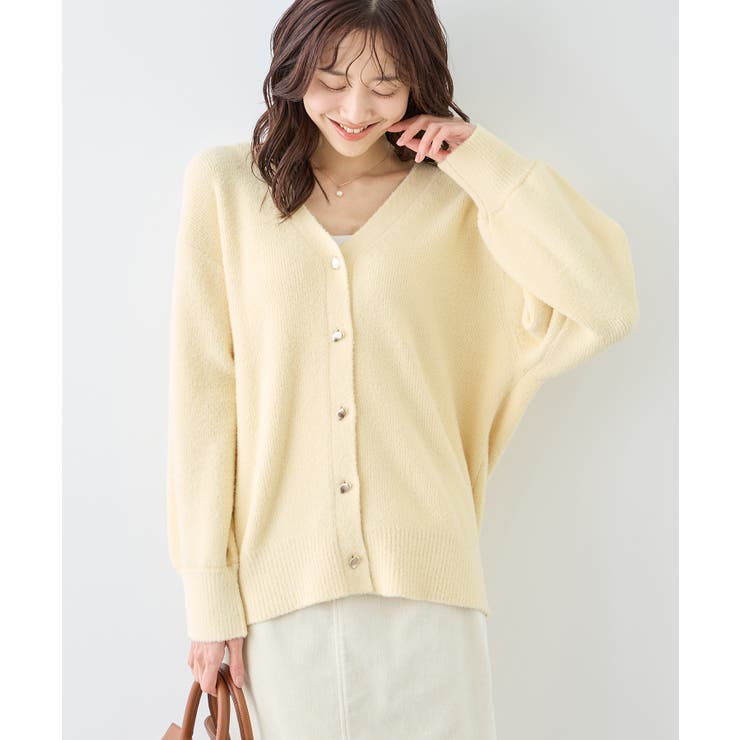 【新色追加】スフレニットシリーズ 変形メタルボタンミドル丈カーディガン イージー… | ROPE' PICNIC | 詳細画像7 