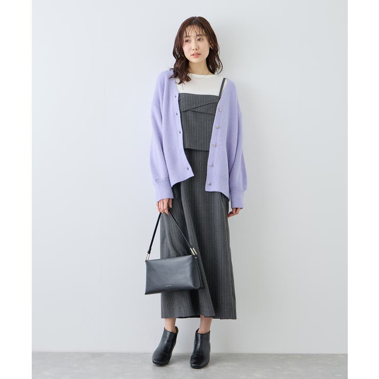 【新色追加】スフレニットシリーズ 変形メタルボタンミドル丈カーディガン イージー… | ROPE' PICNIC | 詳細画像9 
