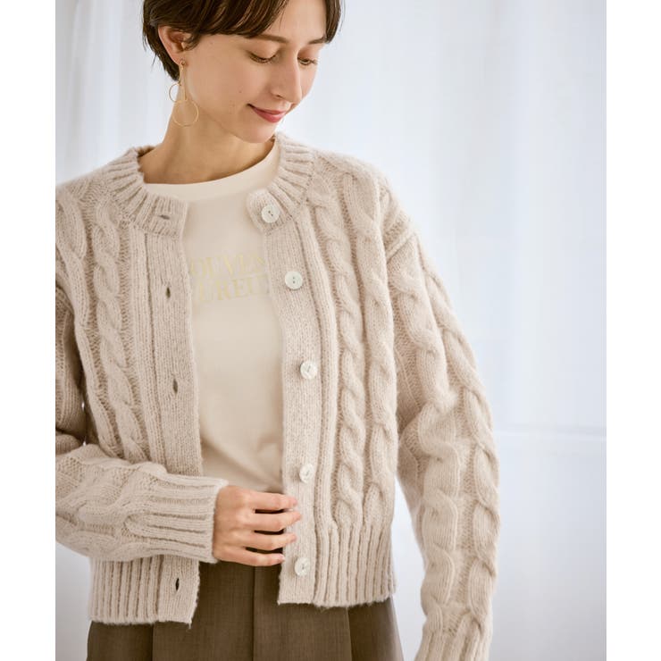 ケーブルニットカーディガン | ROPE' PICNIC | 詳細画像11 