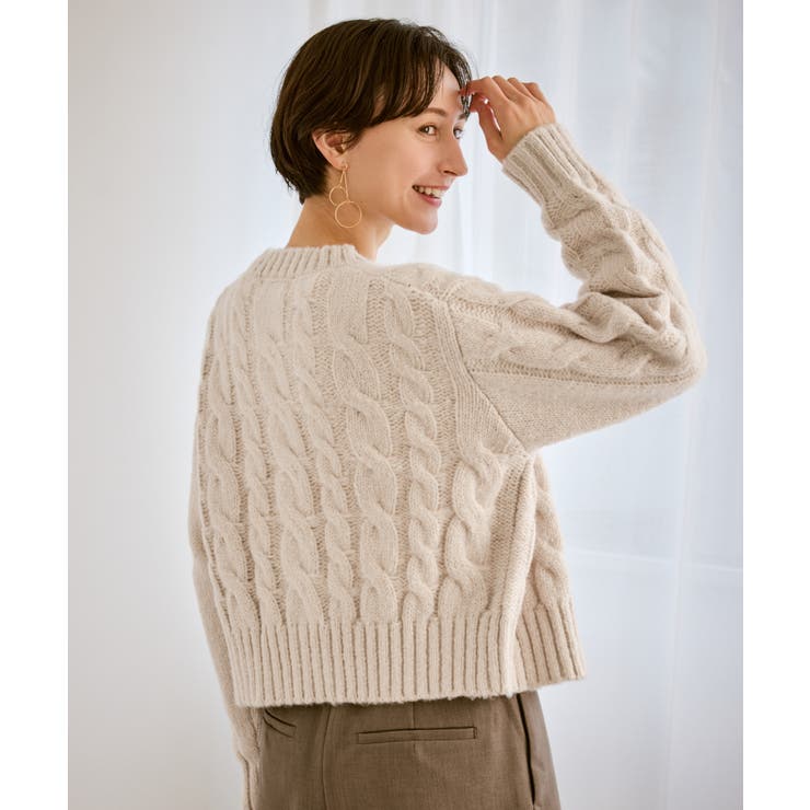 ケーブルニットカーディガン | ROPE' PICNIC | 詳細画像13 