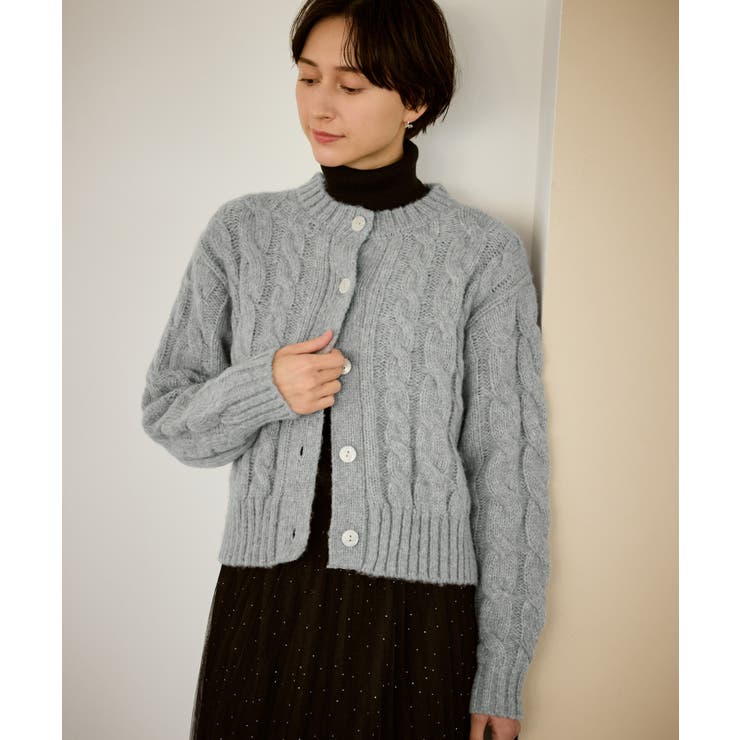 ケーブルニットカーディガン | ROPE' PICNIC | 詳細画像4 
