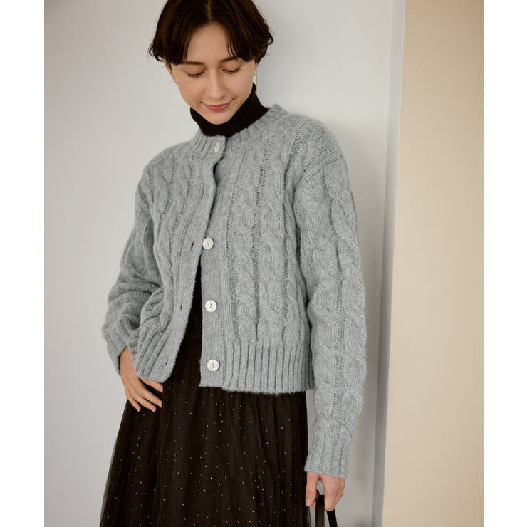 ケーブルニットカーディガン | ROPE' PICNIC | 詳細画像5 