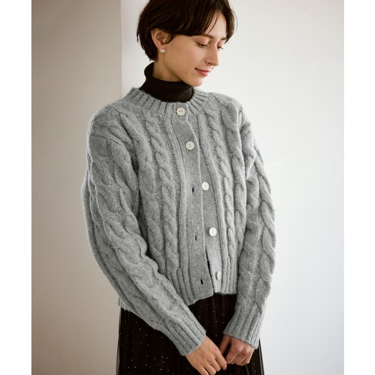 ケーブルニットカーディガン | ROPE' PICNIC | 詳細画像6 
