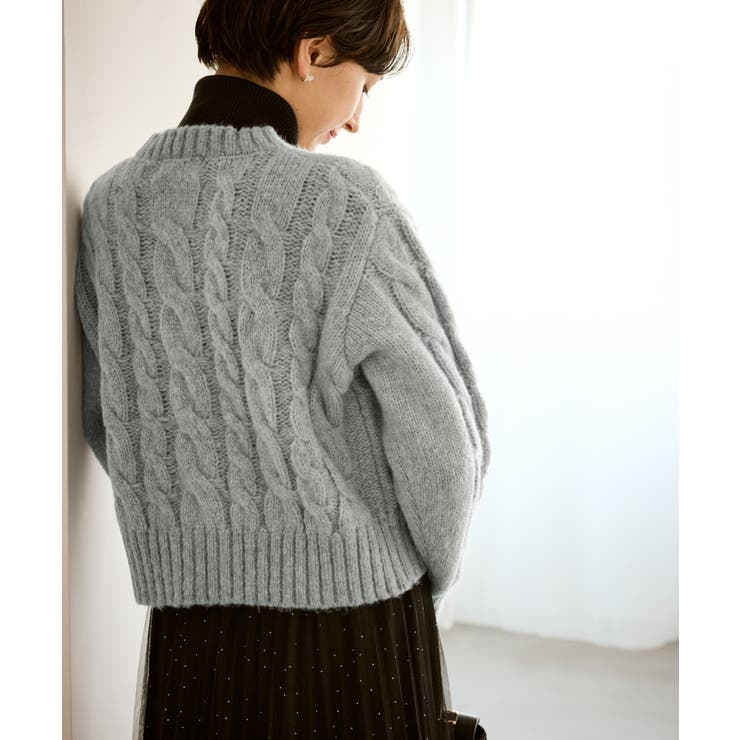 ケーブルニットカーディガン | ROPE' PICNIC | 詳細画像8 