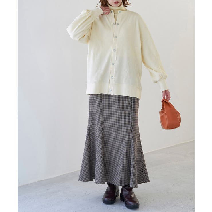 【WEB限定】テレコ袖ボリュームカーディガン | ROPE' PICNIC | 詳細画像15 