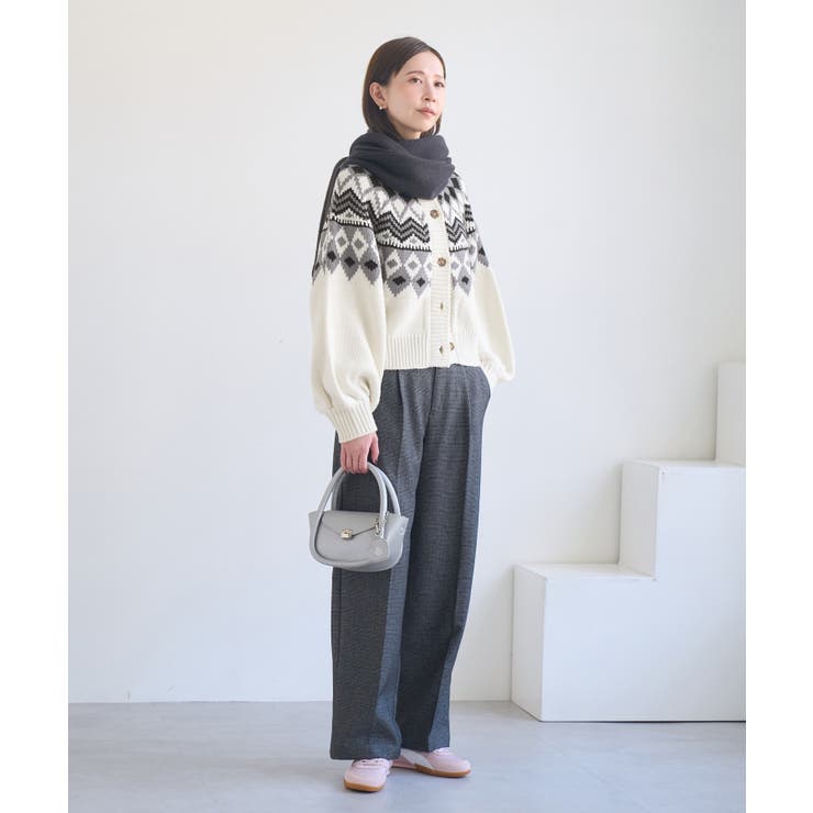 求心柄ボリュームスリーブカーディガン/イージーケア | ROPE' PICNIC | 詳細画像10 