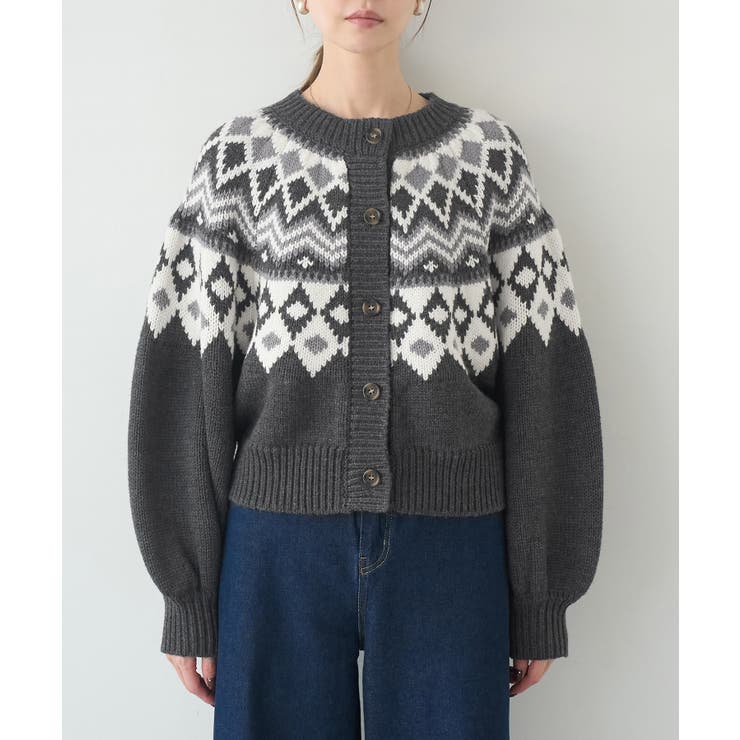 求心柄ボリュームスリーブカーディガン/イージーケア | ROPE' PICNIC | 詳細画像22 