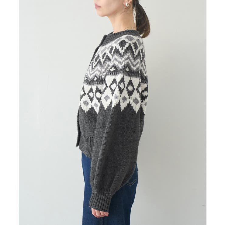 求心柄ボリュームスリーブカーディガン/イージーケア | ROPE' PICNIC | 詳細画像23 