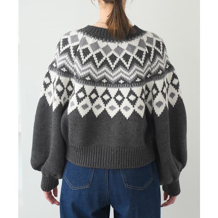 求心柄ボリュームスリーブカーディガン/イージーケア | ROPE' PICNIC | 詳細画像24 