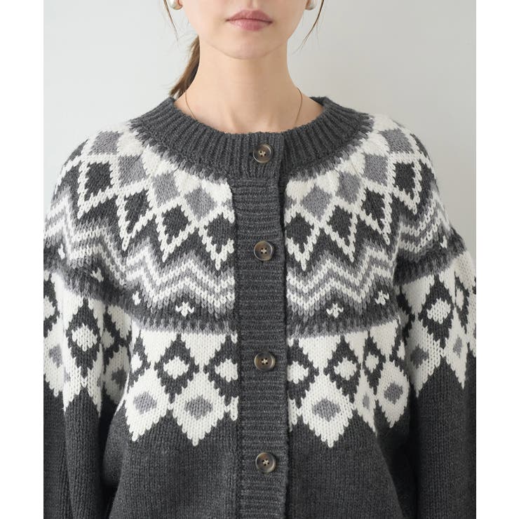 求心柄ボリュームスリーブカーディガン/イージーケア | ROPE' PICNIC | 詳細画像25 