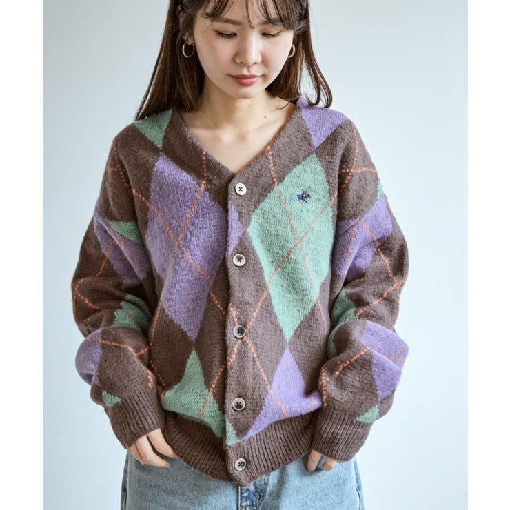 ブラウン系(22) | モヘヤタッチカーディガン | ROPE' PICNIC