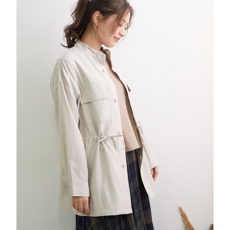 ツイルサージペプラムジャケット 品番 Rpcw Rope Picnic ロペピクニック のレディースファッション通販 Shoplist ショップリスト