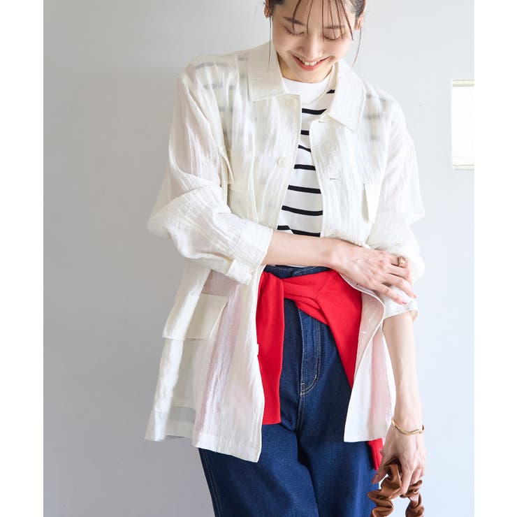 ミリタリーシアーライトジャケット | ROPE' PICNIC | 詳細画像12