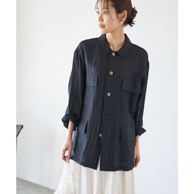 ミリタリーシアーライトジャケット | ROPE' PICNIC | 詳細画像8