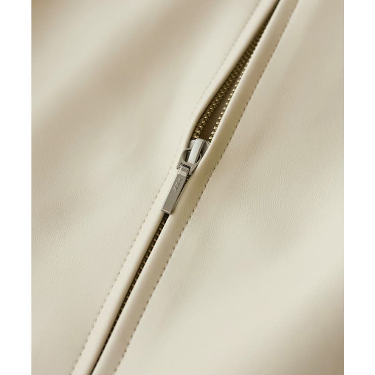 【花粉ガード】シンセティックレザーノーカラージャケット | ROPE' PICNIC | 詳細画像30 