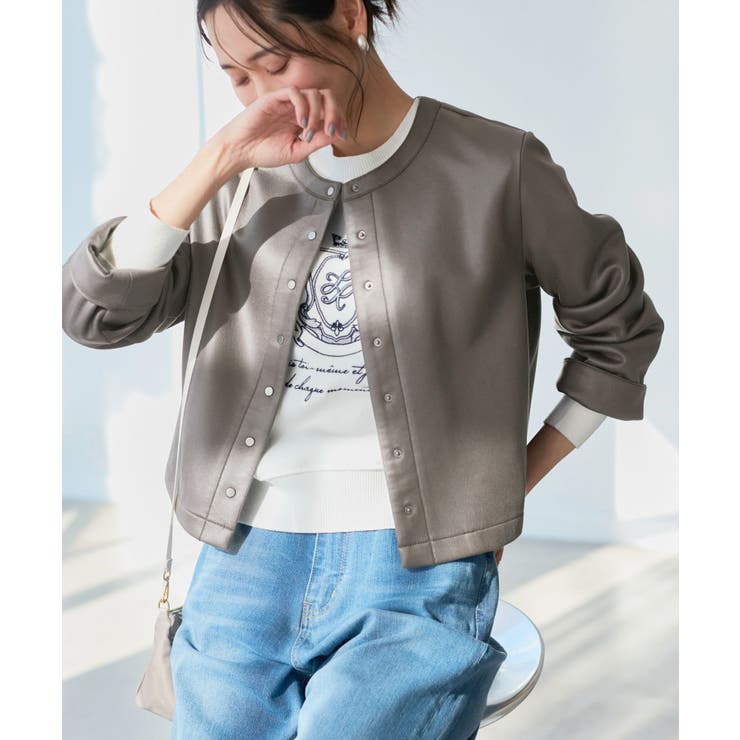 チャコール(06) | マシュマロカーディーブルゾン | ROPE' PICNIC