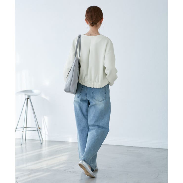 幾何柄ジャガードショート丈ブルゾン | ROPE' PICNIC | 詳細画像17 