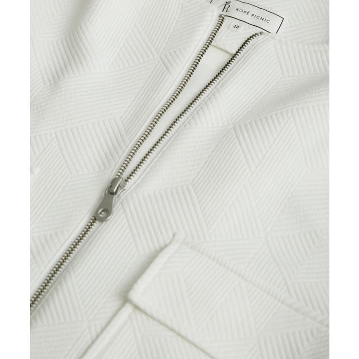 幾何柄ジャガードショート丈ブルゾン | ROPE' PICNIC | 詳細画像36 