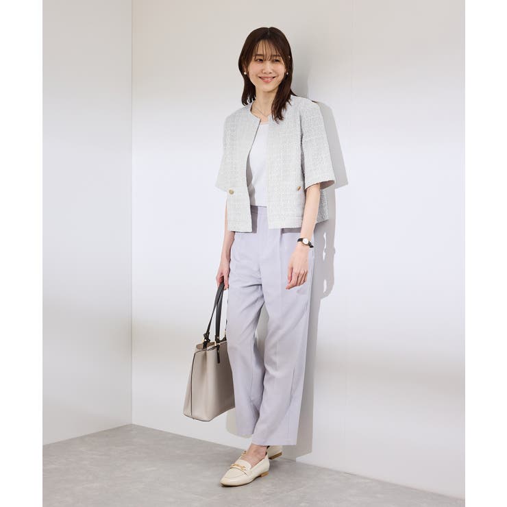 【サマー・ツイード】ハーフスリーブジャケット | ROPE' PICNIC | 詳細画像10 