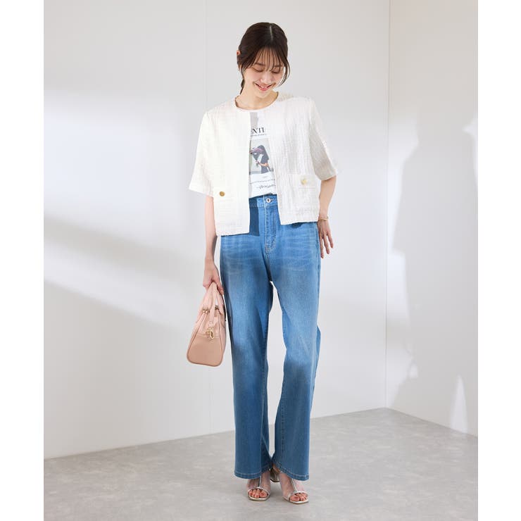 【サマー・ツイード】ハーフスリーブジャケット | ROPE' PICNIC | 詳細画像14 