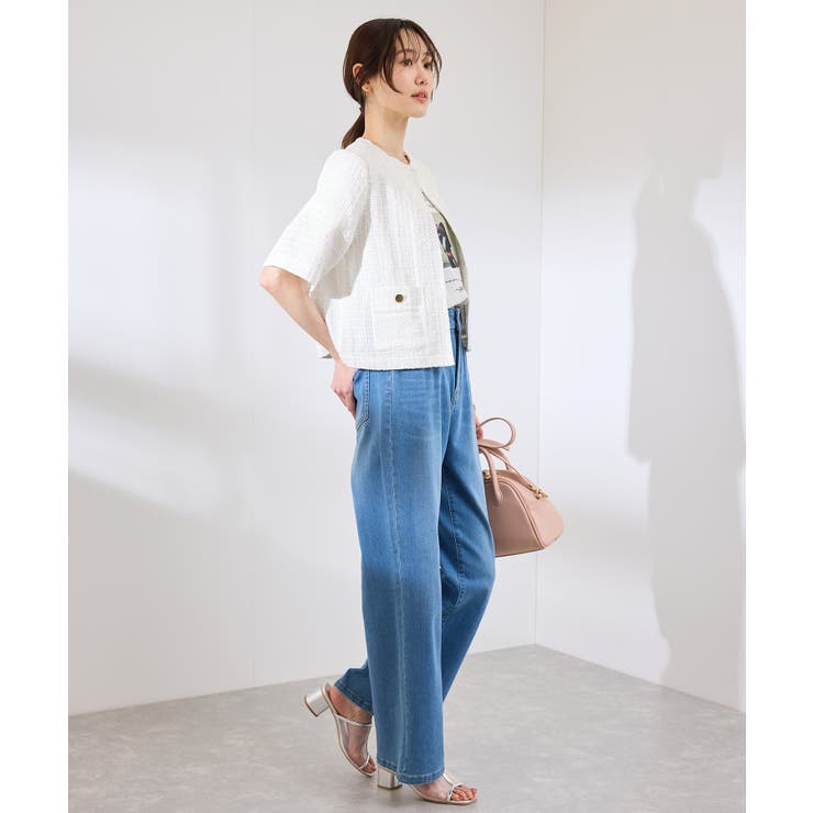 【サマー・ツイード】ハーフスリーブジャケット | ROPE' PICNIC | 詳細画像15 