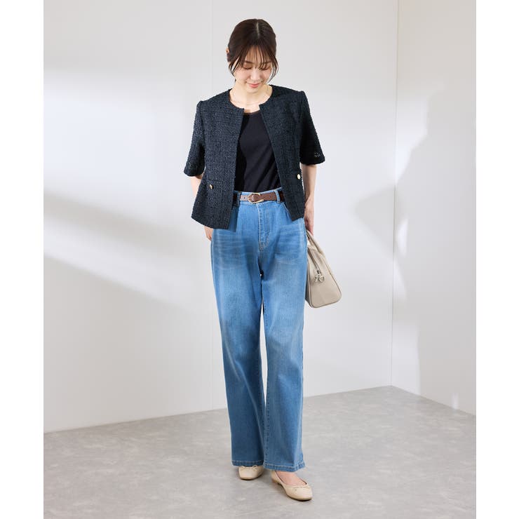 【サマー・ツイード】ハーフスリーブジャケット | ROPE' PICNIC | 詳細画像17 