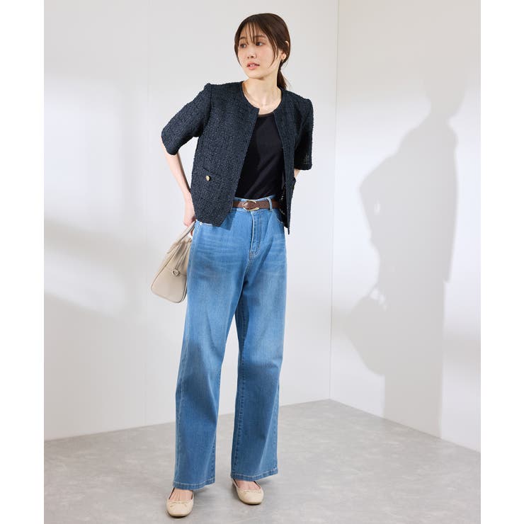 【サマー・ツイード】ハーフスリーブジャケット | ROPE' PICNIC | 詳細画像18 