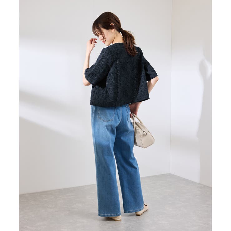 【サマー・ツイード】ハーフスリーブジャケット | ROPE' PICNIC | 詳細画像19 